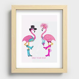 Pinky & Sweetlips Recessed Framed Print
