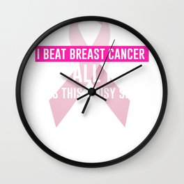 Breast Cancer Wall Clock