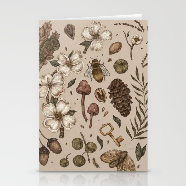 Nature Walks (Light Background) Stationery Cards