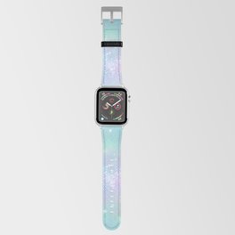 Iridescent Sparkly Stars Pattern Apple Watch Band