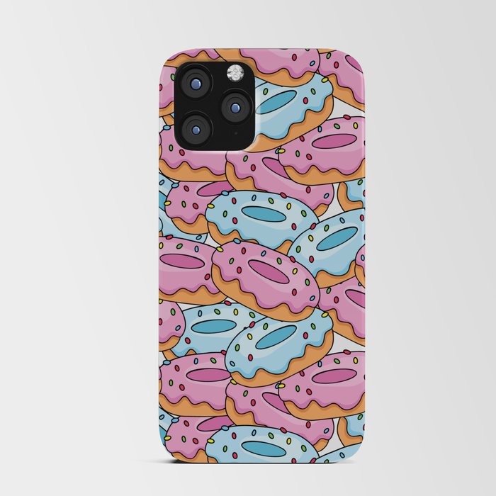 Delicious and bright donuts iPhone Card Case