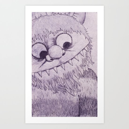 Wild Purple Art Print