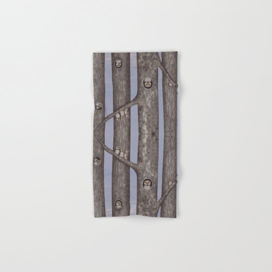 owls in trees Hand & Bath Towel
