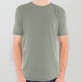 Port of Call ~ Sage Green All Over Graphic Tee