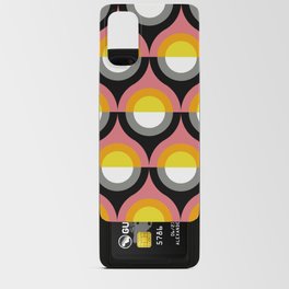 Optimism and Pessimism Retro Geometric Pattern Android Card Case