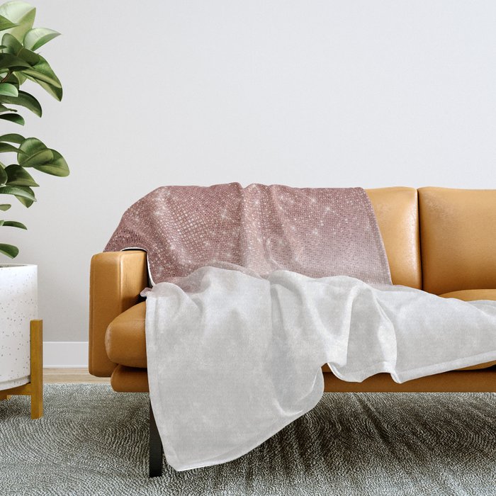 Rose gold sequin throw on sale blanket