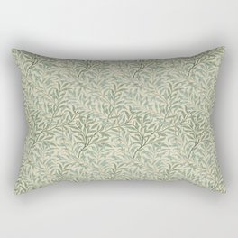 William Morris Willow Bough Cream Pale Green Rectangular Pillow