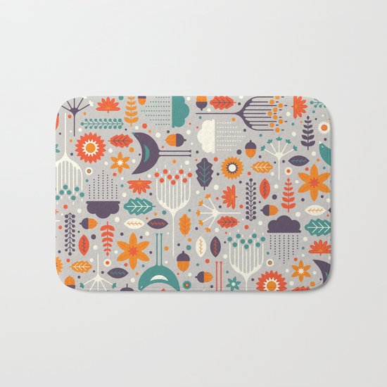 Flora & Fauna Bath Mat