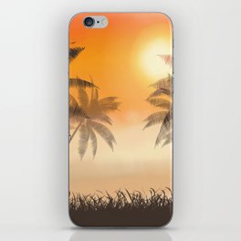 Palm trees iPhone Skin