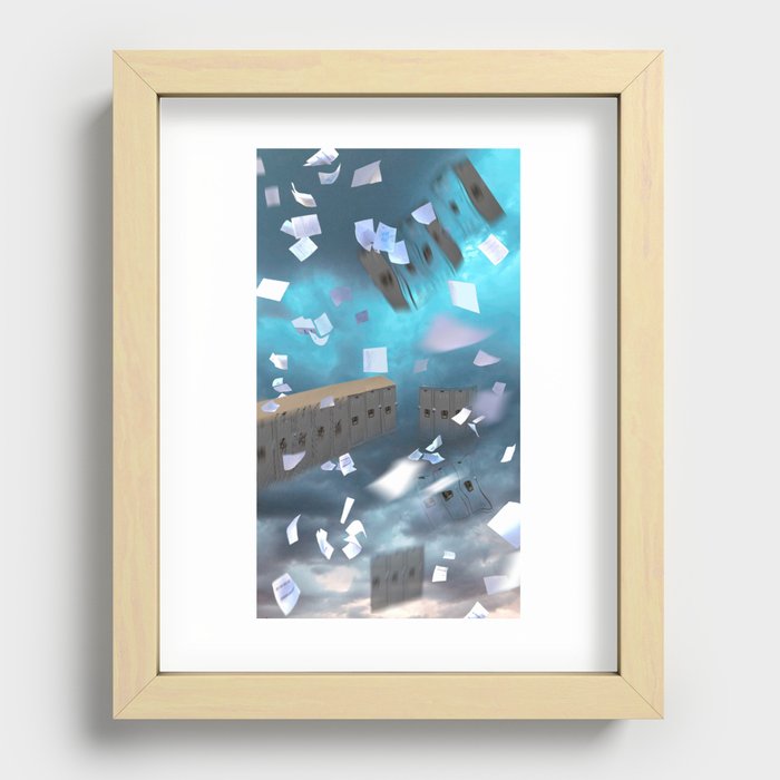 Storm of Stress Recessed Framed Print