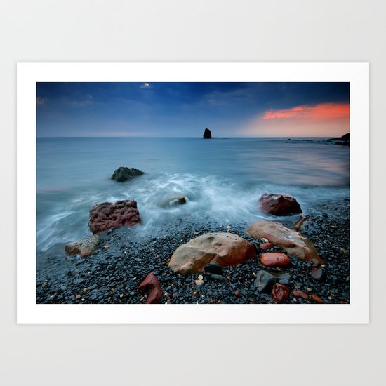 Saltwick Bay Art Print