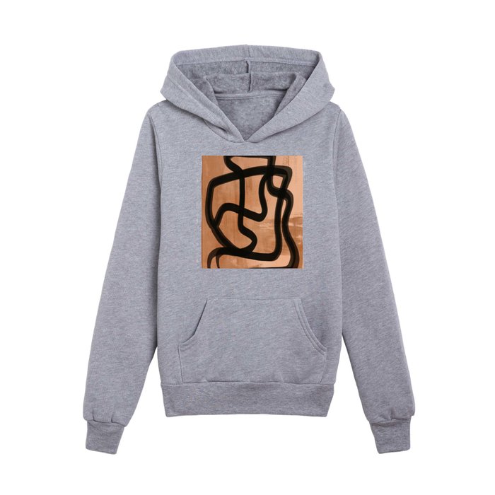 Abstract Lines 11 Kids Pullover Hoodie