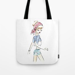 French Girl Tote Bag