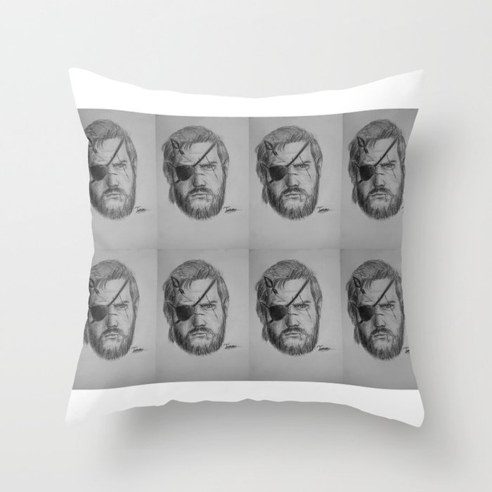 Punished Venom Snake Metal Gear Solid V The Phantom Pain Throw Pillow By Tuncayvural Society6