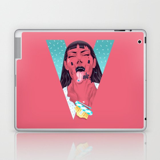 Vulgar V Society 6, Zine 26 Laptop & iPad Skin