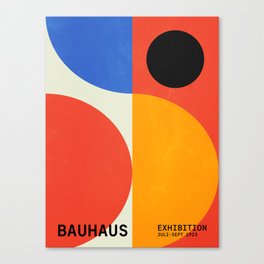 BAUHAUS 07: Exhibition 1923 | Mid Century Series Canvas Print