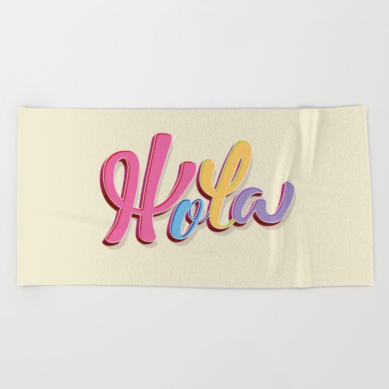 Hola Beach Towel