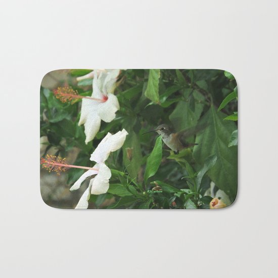 Lady Lurking in the Shade Bath Mat