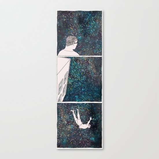 SHORTEN THE DISTANCE BETWEEN US Canvas Print