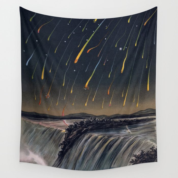 Leonid Meteor Storm 1833 Wall Tapestry
