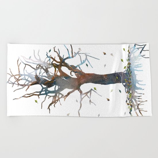 Death Tree Beach Towel