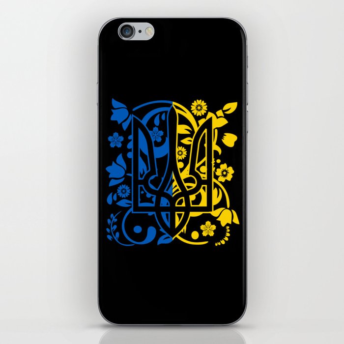 Ukranian flag peace for ukraine blue and yellow iPhone Skin