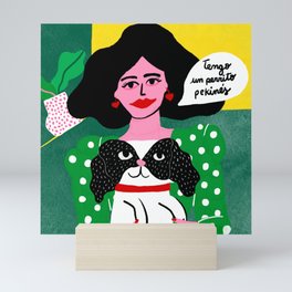 Perrito Pekinés Mini Art Print