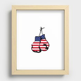 Boxing Recessed Framed Print