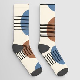 Abstraction_NEW_SUNRISE_SUNSET_BLUE_EARTH_MOONLIGHT_POP_ART_0203 Socks