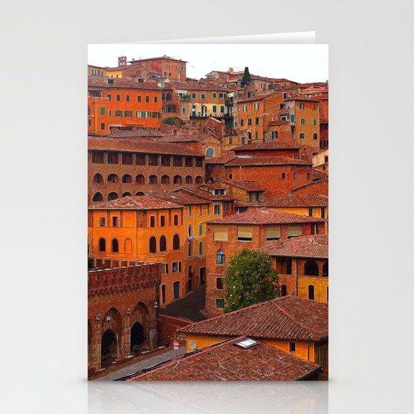 Siena Cityscape Tuscany Italy  Stationery Cards