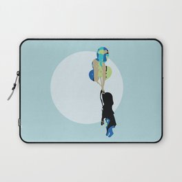 Little Girl With Balloons Laptop Sleeve