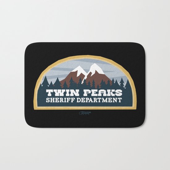 Twin Peaks Sheriff Department (Redux) Bath Mat