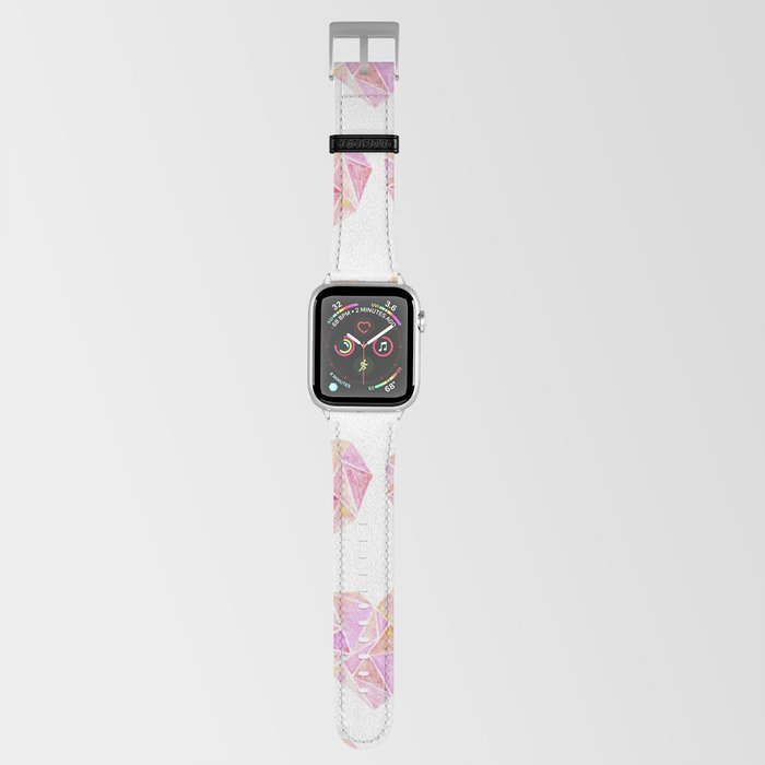 Geometric heart Pastel pink Apple Watch Band