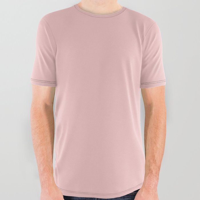 Pelican Feather Pink All Over Graphic Tee
