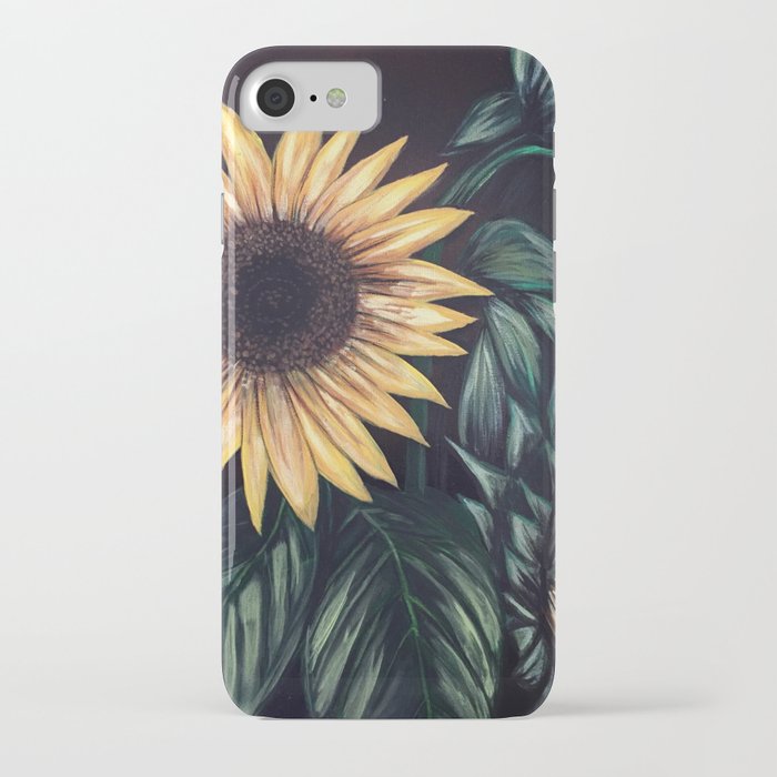 sunflower life iphone case