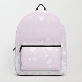 Delicate Love Rose Pink Glitter Design Backpack | Love, Typographylove, Softpink, Glitterpink, Pink, Valentine, Lovecalligraphy, Amour, Graphicdesign, Typoamour 