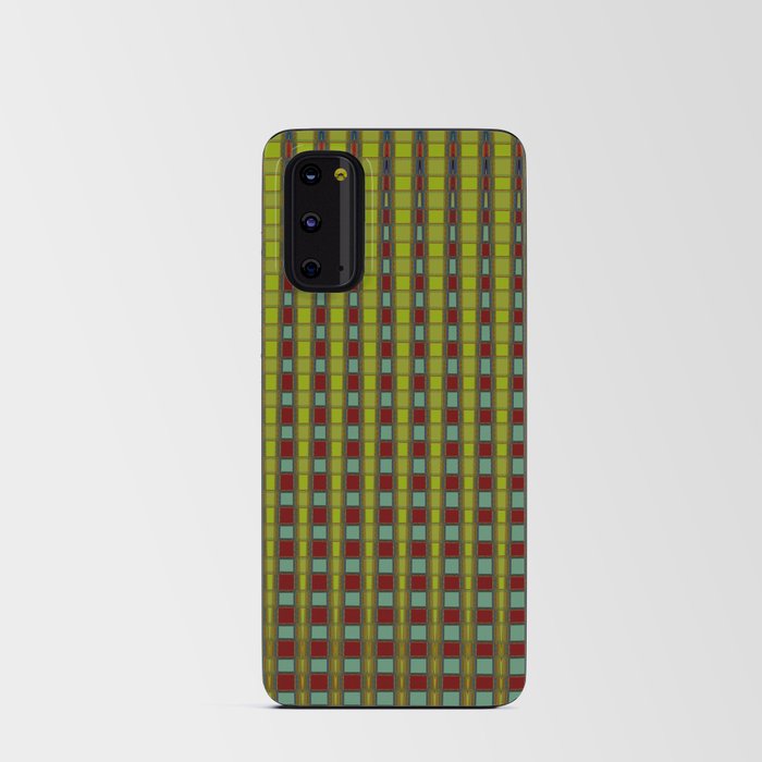 Red And Green Geometric Gradient Android Card Case