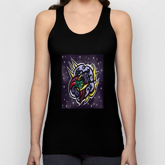 Digital Abstract Graffiti #2 Unisex Tank Top