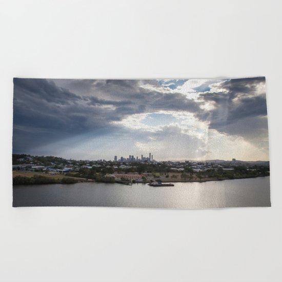 Shine on Brisbane Beach Towel