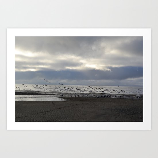 The Seagulls Art Print