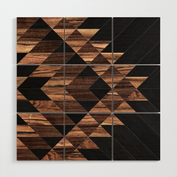 Urban Tribal Pattern No.11 - Aztec - Wood Wood Wall Art