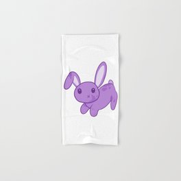 Purple Bunny Hand & Bath Towel