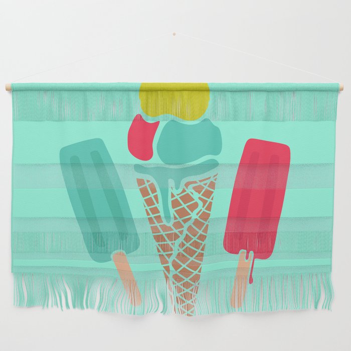 Summer Ice cream 2 Wall Hanging