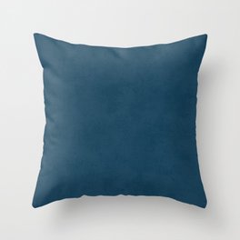 Dark blue suede. Throw Pillow