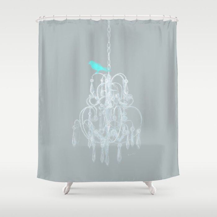 Pretty Classy Bird Shower Curtain