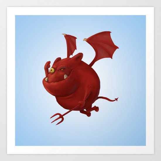 Demon Art Print