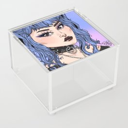 Pastel Goth Galaxy Acrylic Box