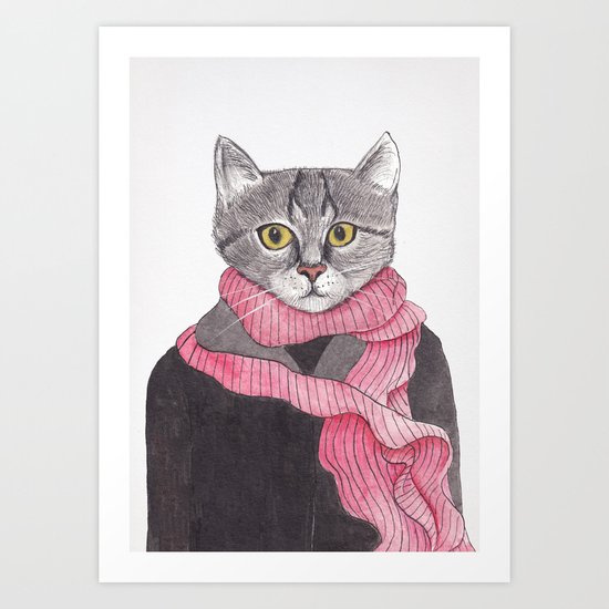 I'm No Cat Art Print