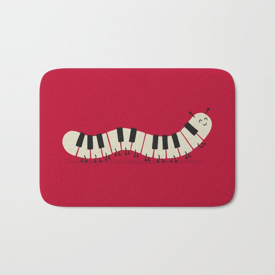 Caterpiano Bath Mat