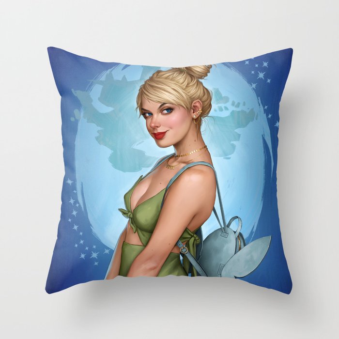 Pixie Throw Pillow By Fernandasuarez Society6